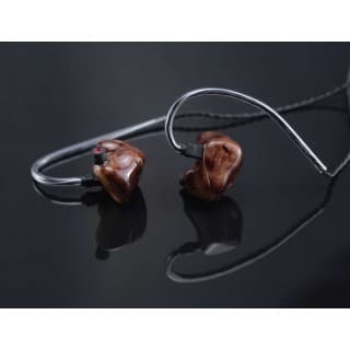 InEar PP8 V-Shape burl wood brown